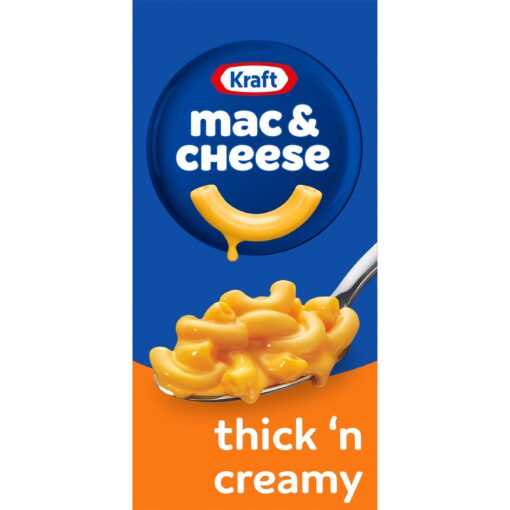 Kraft Thick 'n Creamy Macaroni & Cheese Dinner (7.25 oz Box) Thick'n Creamy 7.25 Ounce (Pack of 1)