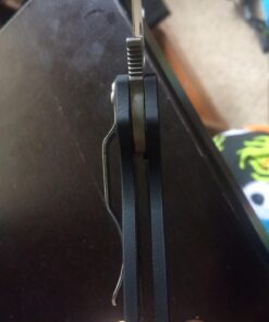 Spyderco Para Military 2 Signature Knife with 3.42" CPM S45VN Steel Blade and Durable G-10 Handle - PlainEdge - C81GP2 Black Handle - Stainless Steel Blade 79 717WetzdyVL