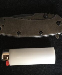 Kershaw XL Cryo II Pocket Knife, 3.25" 8Cr13MoV Steel Titanium-Coated Blade, Assisted Everyday Carry Pocket Knife 1556BW 48 717WsvuYiSL