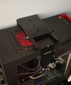 VIVO Adjustable Under Desk and Wall PC Mount, Computer Case CPU Holder with Swivel Action and Secure Locking, Black, MOUNT-PC01 109 717X8OEHJcL