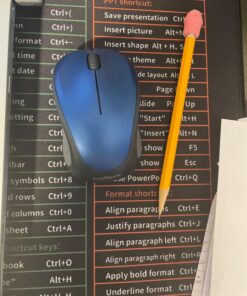 Logitech M317 Wireless Mouse, 2.4 GHz with USB Receiver, 1000 DPI Optical Tracking, 12 Month Battery, Compatible with PC, Mac, Laptop, Chromebook - Blue 23 717XGgjVvHL