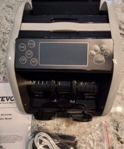 VEVOR Money Counter Machine, Bill Counter with UV/MG/IR/DD/DBL/HLF/CHN Counterfeit Detection, Counting/Value Count/Add/Batch Modes, USD/EUR Money Counting Machine with LCD Display for Small Business 39 717XdIOHU9L