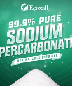 Premium Sodium Percarbonate - 99.9% Pure - Oxygen Bleach Powder - 2 lbs - Multi-Use - Safe in Home - Ecoxall Chemicals 2.00 Pound (Pack of 1) 15 717Xp4Aip L