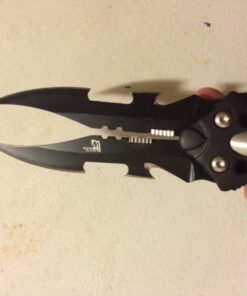 Unlimited Wares Midnight Fantasy Dual Blade Folding Knife 5-Inch Closed 14 717YtUViZBL