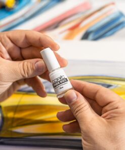 Copic Marker Opaque Water-Based Paint with Brush, 7 ml, White (COPQBRSH), 1 Count (Pack of 1) 10 717ZujavmDL