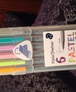 Staedtler 334SBGC1A6 6 Piece Triplus Fineliner Pastel Pen Set 1 22 717aLU9y0AL