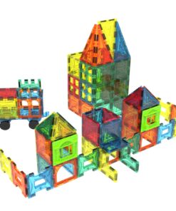 Mag Genius Magnet Tiles 100 Piece Set Includes All The New Magnet Tiles and Clickins to Build The Perfect Castle Includes Clip in Windows and All New Magnet People 10 717aSn9BbpL
