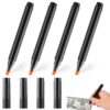 Counterfeit Bill Detector Pen Fake Bill Checker Money Tester Pen Universal Detect False Currency Pen Bills Counterfeit Detector (4 Pieces) 4