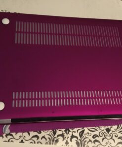 Se7enline Compatible with MacBook Pro Case Bundle 5 in 1 Set Hard Cover Cases for MacBook Pro 13 in A1278 Release 2010-2012 Sleeve Bag, Keyboard Cover,Screen Protector, Dust Plug, Deep Purple 16 inch 32 717cyRlZQBL