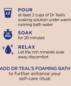 Dr Teal's Pure Epsom Salt Soak, Soften & Moisturize with Shea Butter & Almond Oil, 3lbs (Packaging May Vary) 13 717df1ptqXL