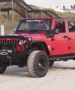 Rugged Ridge | Window Rain Deflectors | 11351.12 | Fits 2007-2018 Jeep Wrangler JKU 4-Door 20 717duIEMzL