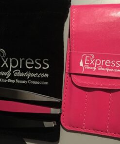 Express Beauty Boutique Tweezers 3pcs Set Pink Case Professional Quality Stainless Steel Precision Eyebrow Tweezer for Ingrown Hair Shaping Eyebrows. 37 717f6cBFb5L