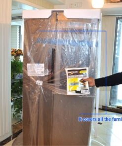 20 Piece Multi Use Great Value,Drop Cloth,Plastic Drop Cloth, 9x12Feet, Plastic Painting Tarp Waterproof Plastic Cover Clear Tarp Plastic Sheeting 12 717f9LAJuL 1