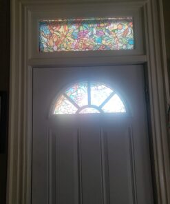 d-c-fix Window Privacy Film Tulia Stained Glass Self-Adhesive Two Way Day and Night Decorative Vinyl Covering for Home Door Bathroom Decal Sticker 17.7" x 78.7" 45 717fGieyUFL