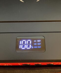 Portable Power Bank with AC Outlet, 83Wh/22500mAh 110V/85W Portable Laptop Charger Battery Bank, External Battery Pack Power Supply for Home Emergency Outage, Outdoor Camping RV Trip Adventure Red 55 717gAxoUxgL