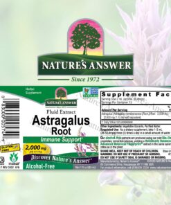 Nature's Answer Astragalus Root 1oz Extract | Promotes Overall Wellbeing | Super Concentrated 2000mg | Alcohol-Free, Gluten-Free, Kosher Certified & No Preservatives | Single Count 1 Fl Oz (Pack of 1) 10 717gXbX9 wL