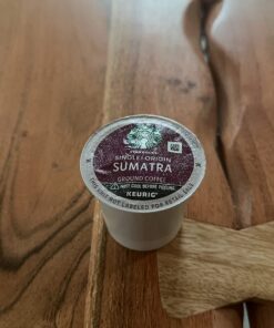 Starbucks K-Cup Coffee Pods—Dark Roast Coffee—Sumatra for Keurig Brewers—100% Arabica—6 boxes (60 pods total) 31 717h 02vEPL