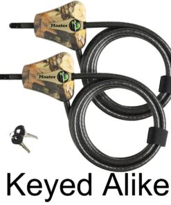 Alternative view of Master Lock Python Trail Camera Adjustable Camouflage Cable Locks 8418KA-2 CAMO 2 Pack