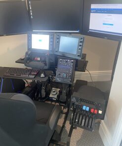 Volair Sim Universal Flight or Racing Simulation Cockpit Chassis with Triple Monitor Mounts 34 717jW6ZwbYL 1