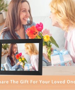 Digital Picture Frame, PULLOON 10.1 Inch WiFi Digital Photo Frame with HD Touch Screen, Auto-Rotate, Wall Mountable, Built-in 32GB Storage, Easy Setup to Share Photo and Video Instantly via App 10" Wifi 31 717k88QxfL