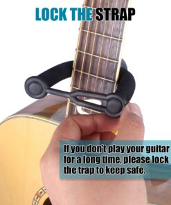 GLEAM Guitar Stand - Adjustable for Electric, Acoustic Guitars and Bass, Guitar Accessories CG-4 26 717kHHfjr8L