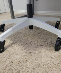 Office Chair Wheels Replacement Rubber Chair casters for Hardwood Floors and Carpet, Set of 5, Heavy Duty casters for Chairs to Replace Office Chair mats - Fits 98% 1. Clear 24 717kbRnrgVL