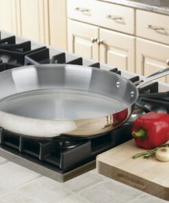 Alternative view of Cuisinart 722-36H Chef's Classic 14-Inch Helper Handle Skillet, Stainless Steel