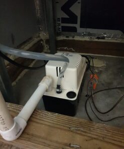 Little Giant VCMA-15ULST 115 Volt, 65 GPH, 1/50 HP Automatic Condensate Removal Pump with Safety Switch and Tubing, Black/White, 554415 Includes Safety Switch/Tubing 65 717lIVGHChL