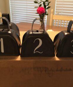 3" Metal Cowbell (1 dozen) - White 29 717lLCHtzgL