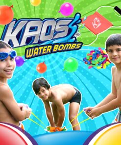 Alternative view of KAOS Water Balloon Launcher Slingshot Toy (1 Toy Set) w/ 30 Water Balloons & 1 Quick Fill Nozzle. Long Range Water Bombs Catapult for Kids. Outdoor Summer Party Game & Activities. 181-1A 1 Set Kaos Launcher 30