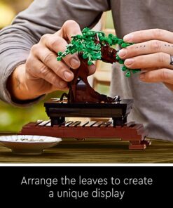 LEGO Icons Bonsai Tree Building Set 10281 - Featuring Cherry Blossom Flowers, DIY Plant Model for Adults, Creative Gift for Home Décor and Office Art, Botanical Collection Design Kit 20 717nOV OW8L