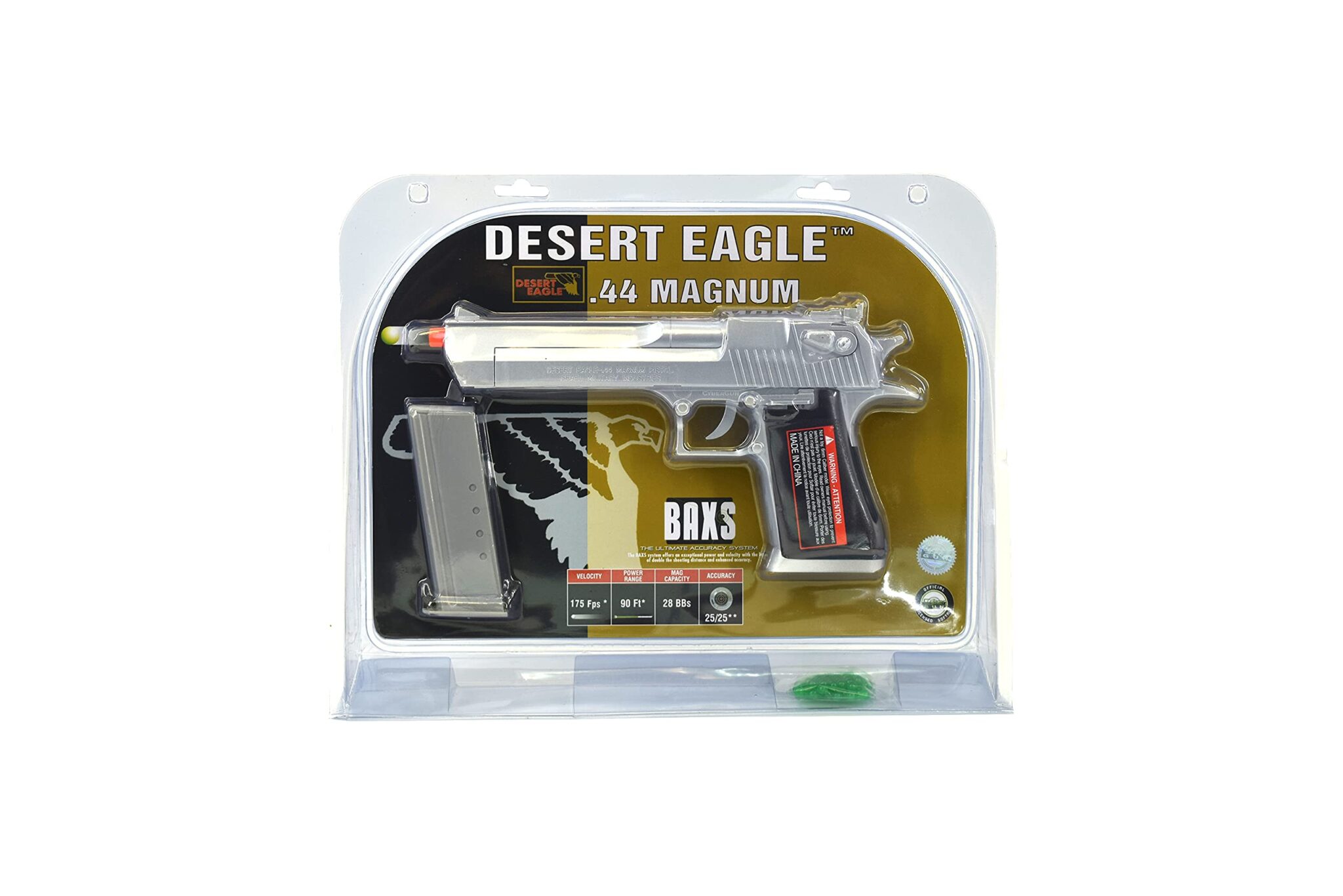 Desert Eagle Spring Powered Airsoft Pistol Silver Swiftsly