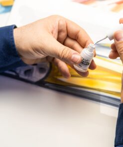 Copic Marker Opaque Water-Based Paint with Brush, 7 ml, White (COPQBRSH), 1 Count (Pack of 1) 11 717ncfknK6L