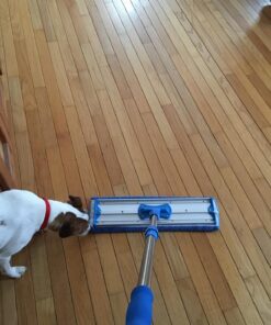 18" Professional Microfiber Mop - Hardwood Floor Mop - Dry & Wet Mop for Wood, Laminate, Tile, Vinyl Floors | Washable Pads | Wet & Dust Mopping | Adjustable Handle + 1 Microfiber Cloth Mop Kit with Telescoping Handle 61 717ndQiPmUL