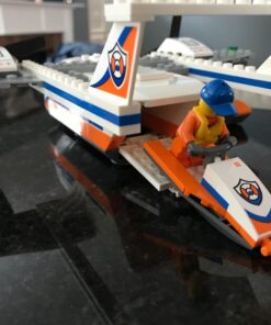 LEGO City Coast Guard Sea Rescue Plane 60164 Building Kit (141 Piece) 23 717nldmqKBL