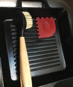 Lodge SCRAPERGPK Durable Grill Pan Scrapers, Red and Black, 8.25 x 4.625 x.5, 2-Pack 14 717nnlRc5JL