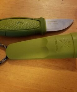 Morakniv Eldris Fixed-Blade Pocket-Sized Knife with Sandvik Stainless Steel Blade and Plastic Sheath 2.2-Inch. Green 48 717oHCuA0oL