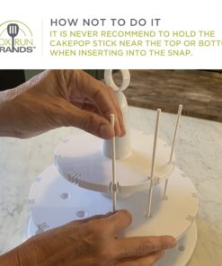 Bakelicious Cake Pop Stand, 24-Piece, White 25 717og1nbedL