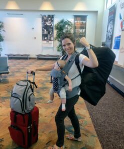 J.L. Childress Ultimate Backpack PREMIUM Padded Car Seat Travel Bag - Thick Padding, Heavy Duty Backpack - Gate Check Bag for Car Seats - Fits All Car Seats & Booster Seats - Black 49 717phJ87BTL