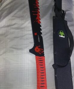 Z Hunter ZB-124RD Fantasy Fixed Blade Knife, Red/Black Blade, Red Cord-Wrapped Handle, 25-Inch Overall 13 717q5Jt0L L