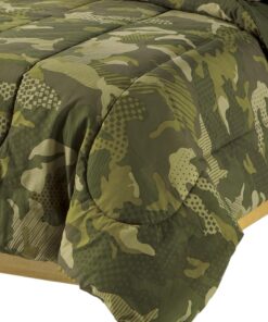 Dream Factory Boys Army Green Desert Camo Comforter Set, Multi, Twin 28 717q6gbaGCL 1