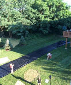 Alternative view of POLY AMERICA CF0610B 10-Feet X 100-Feet 6 Mil Black Poly Film