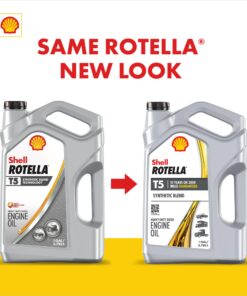 Shell Rotella T5 Synthetic Blend 10W-30 Diesel Engine Oil (1-Gallon, Single Pack) 1-Pack 1 Gallon 12 717qL3uKZ3L