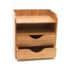 Lipper International 1804 Bamboo Wood 4-Tier Desk and Office Supply Organizer, 7 5/8" x 5 1/8" x 8 1/4" Standard Packaging