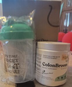 ColonBroom Psyllium Husk Powder - Safe Colon Cleanse for Bloating Relief & Gut Health - Colon Broom Colon Cleanser - Vegan, Gluten Free, Non-GMO Fiber Powder Supplement, 60 Servings 60 Servings (Pack of 1) 29 717r6LvpTdL