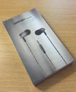 Betron ELR50 in Ear Headphones Earphones Wired with Noise Isolating Earbuds Tangle Free Cord Lightweight Carry Case Soft Ear Buds 3.5mm Plug (Black) Black 43 717rMvSr3vL