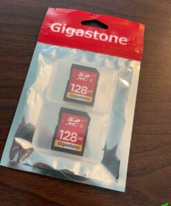 Gigastone SDXC Memory Card 128GB (2 Pack) Premium Series 80MB/s Speed Compatible with Photos, Videos, Music, Camcorder, Camera, PC, U1 UHS-I Class 10 for UHD Video, with 2 Mini Case 2 x 128GB Cards 18 717rhKsJFhL