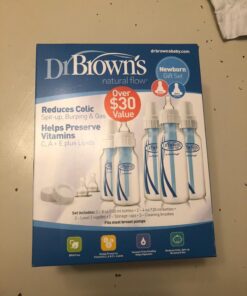 Dr. Brown's Natural Flow Anti-Colic Newborn Baby Bottle Gift Set Multi 45 717rvXftPiL