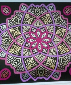Glowing Mandalas: Coloring Book for Adults Paperback 74 717rzDFydNL
