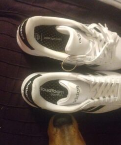 adidas Women's Grand Court 2.0 Tennis Shoe 8.5 White/Black/Black 21 717sSmBjSRL